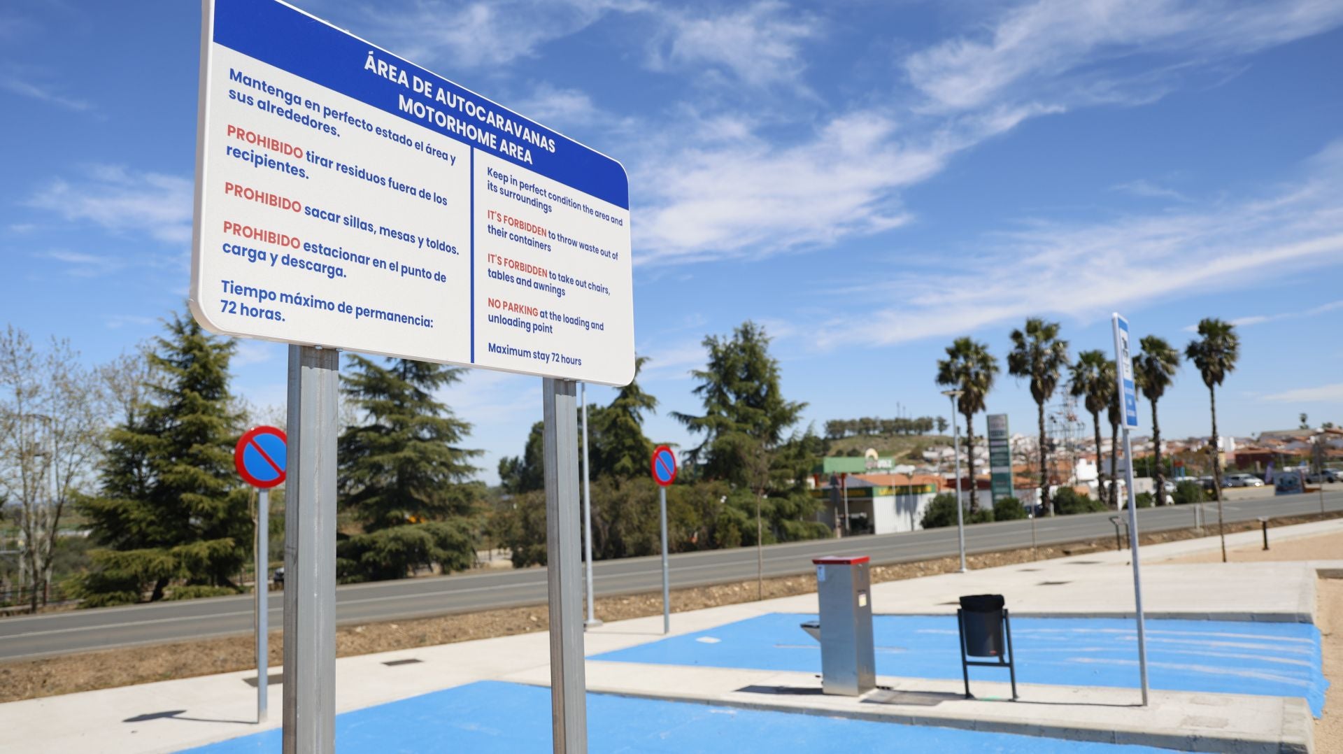 Inauguración del Parking de Autocaravanas