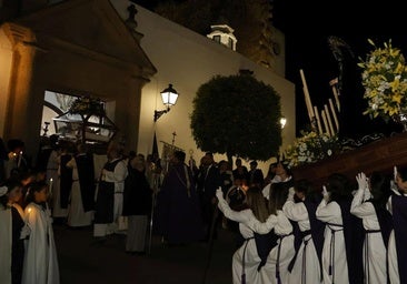 Llegada de la procesión del Santo Entierro del año pasado