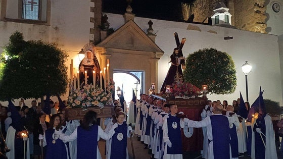 Tres años después, Valverde volvió a vivir la procesión del Nazareno