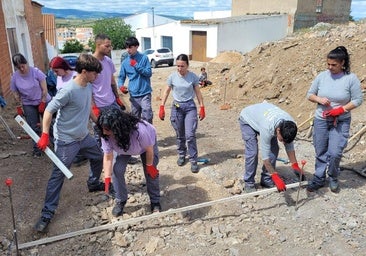Durante los trabajos