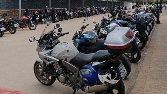Algunos de las motos de la quedada