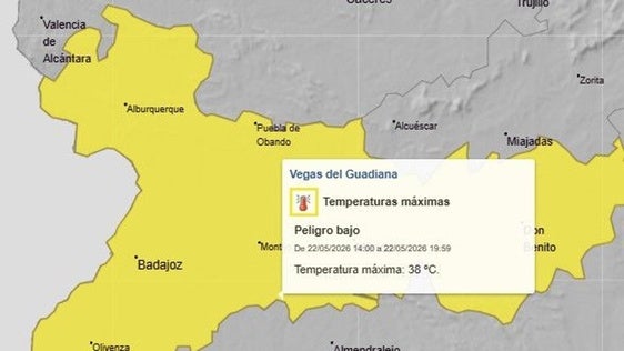 El calor apretará en Valverde este fin de semana