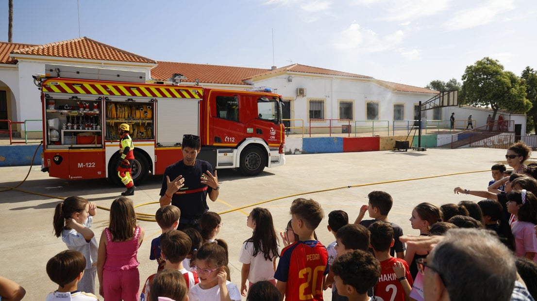 Simulacro de incendio en el César Hurtado