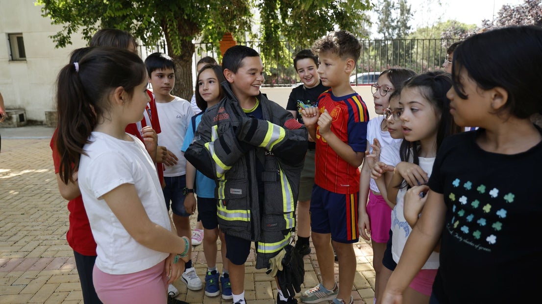 Simulacro de incendio en el César Hurtado
