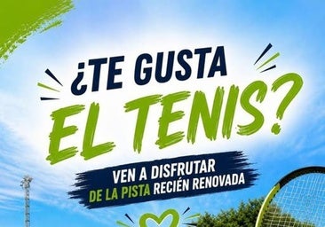 La pista de tenis ya puede reservarse tras su renovación