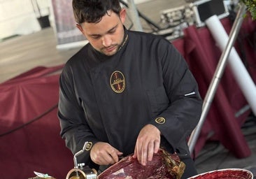 Raúl durante el  campeonato vivido en Azuaga