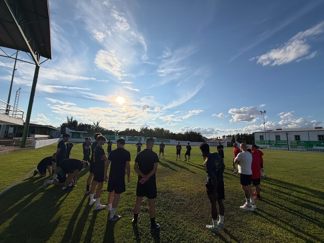 Primeros entrenamientos del Racing CP Valverdeño
