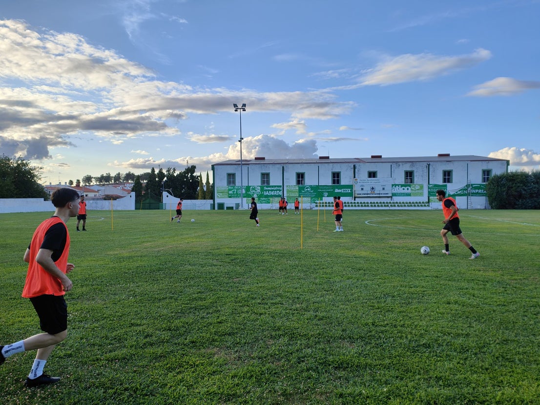 Primeros entrenamientos del Racing CP Valverdeño