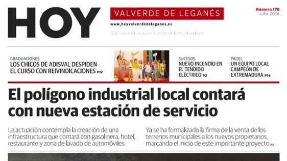 Este sábado se publica la edición 178 de HOY Valverde de Leganés