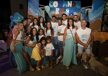 Uno de las peñas participantes