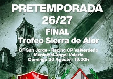 El Racing jugará esta tarde la final del Trofeo Sierra de Alor