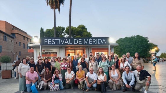 Expedición valverdeña en Mérida