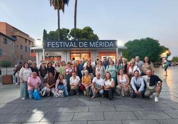 Expedición valverdeña en Mérida