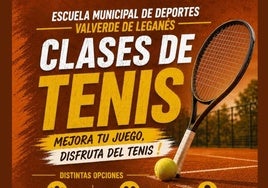 Inscripciones abiertas para las clases de tenis