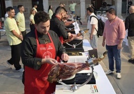 Raúl Torres durante el concurso
