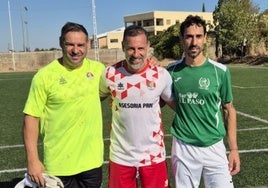 Los tres hermanos Soriano Martín, Sebas, Lauri y Lolo