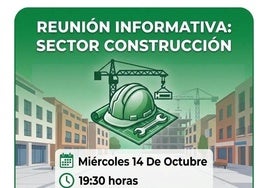 El próximo miércoles habrá una reunión informativa dirigida a empresas de construcción