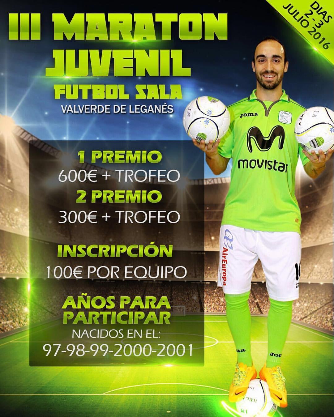 Organizado el III Maratón Juvenil de Fútbol Sala