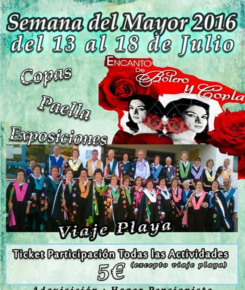 Del 13 al 18 de julio se celebra la Semana del Mayor 2016