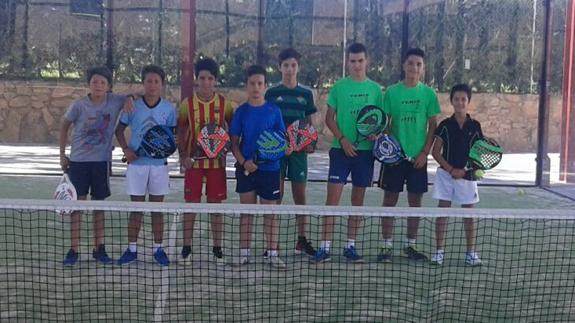 Algunos de los participantes en el torneo
