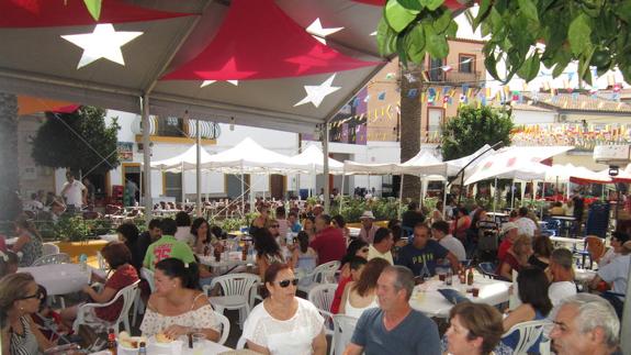 Las terrazas en la Feria de Día