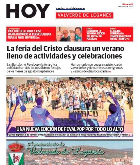 En la calle la edición número 60 de HOY Valverde de Leganés