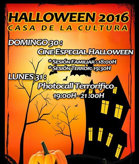Programación de la Casa de la Cultura por Halloween