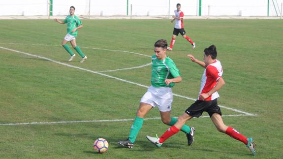 El central del equipo César logró uno de los siete goles