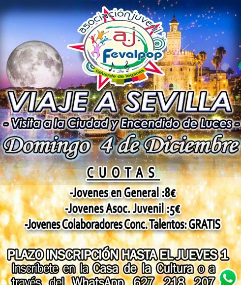 La Asociación Juvenil Fevalpop organiza un viaje a Sevilla