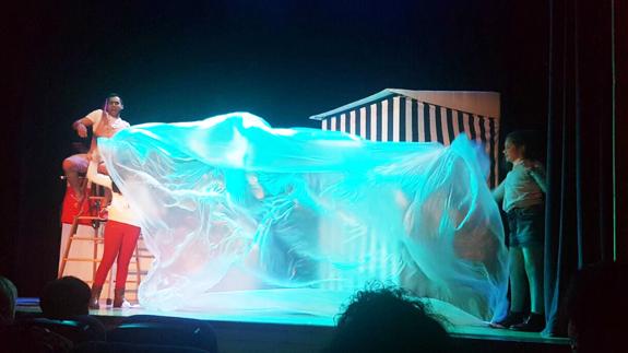 Un momento de la interpretación