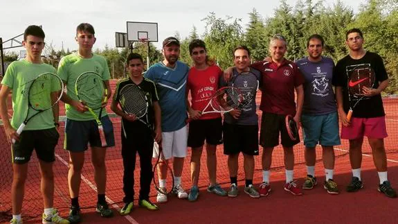 Algunos jugadores en el torneo