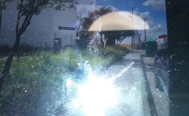 Imagen de pésima calidad tomada de una captura de una pantalla del video del PP. 