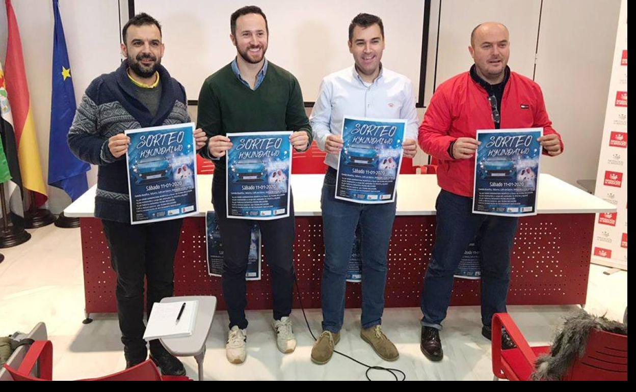 En la presentación del sorteo del coche