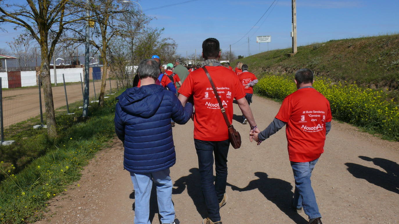 Foto de familia de la ruta antes de partir a la Plaza de Toros 