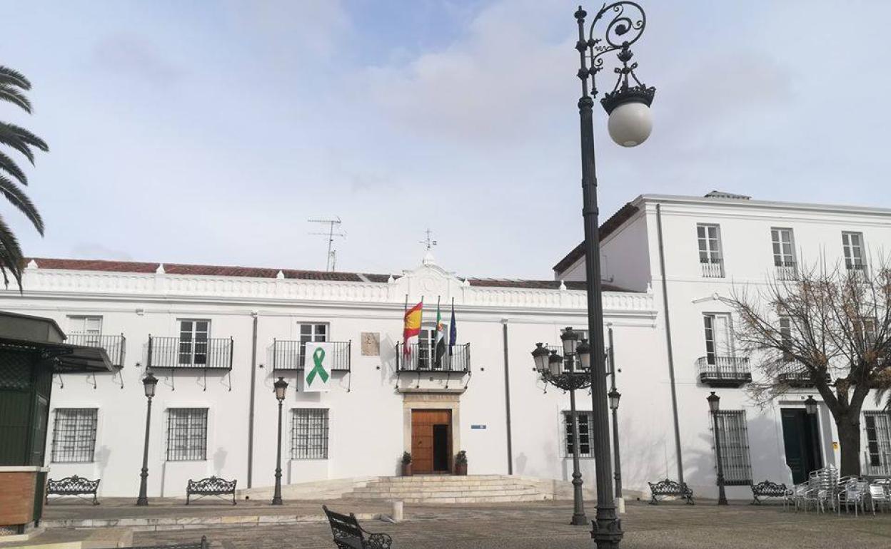 Fachada del ayuntamiento de Villafranca de los Barros 