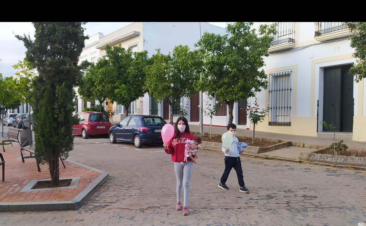 Niños en la calle tras el confinamiento