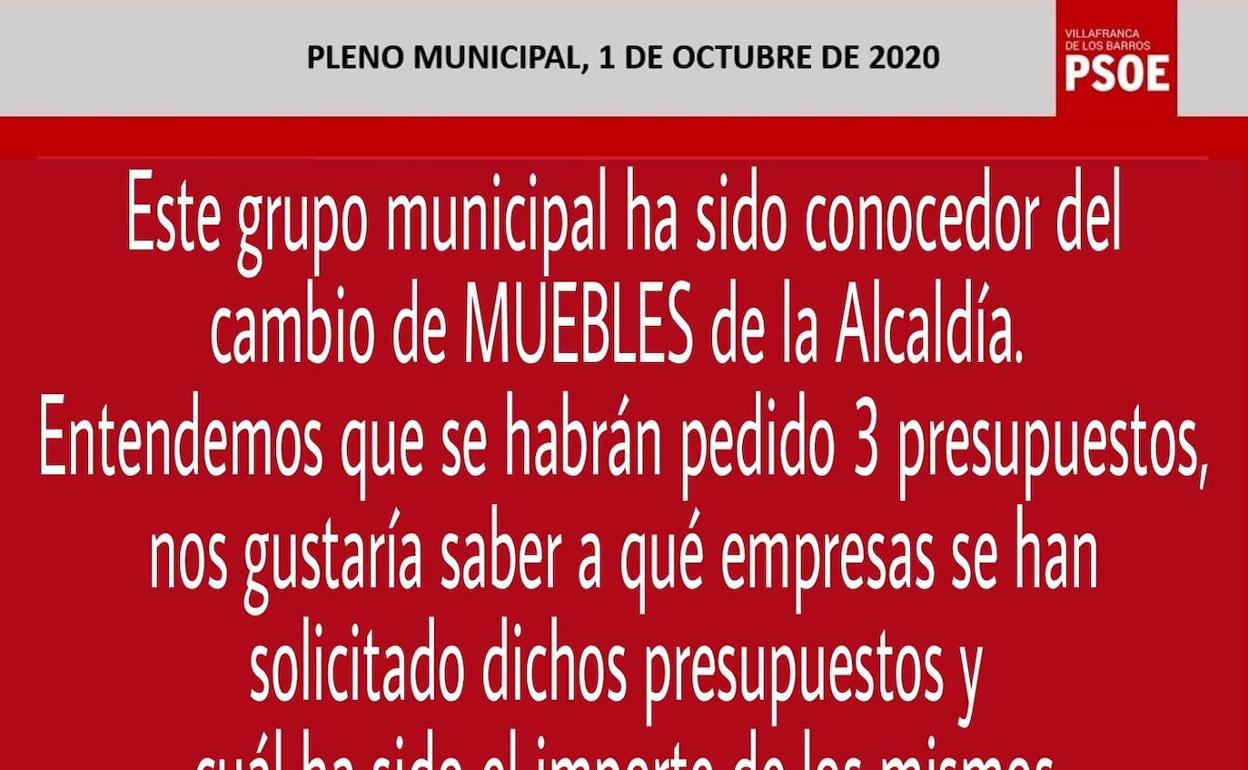 El Nuevo Mobiliario Del Despacho Del Alcalde Visto Con Lupa Por El Psoe Local Hoy 3457