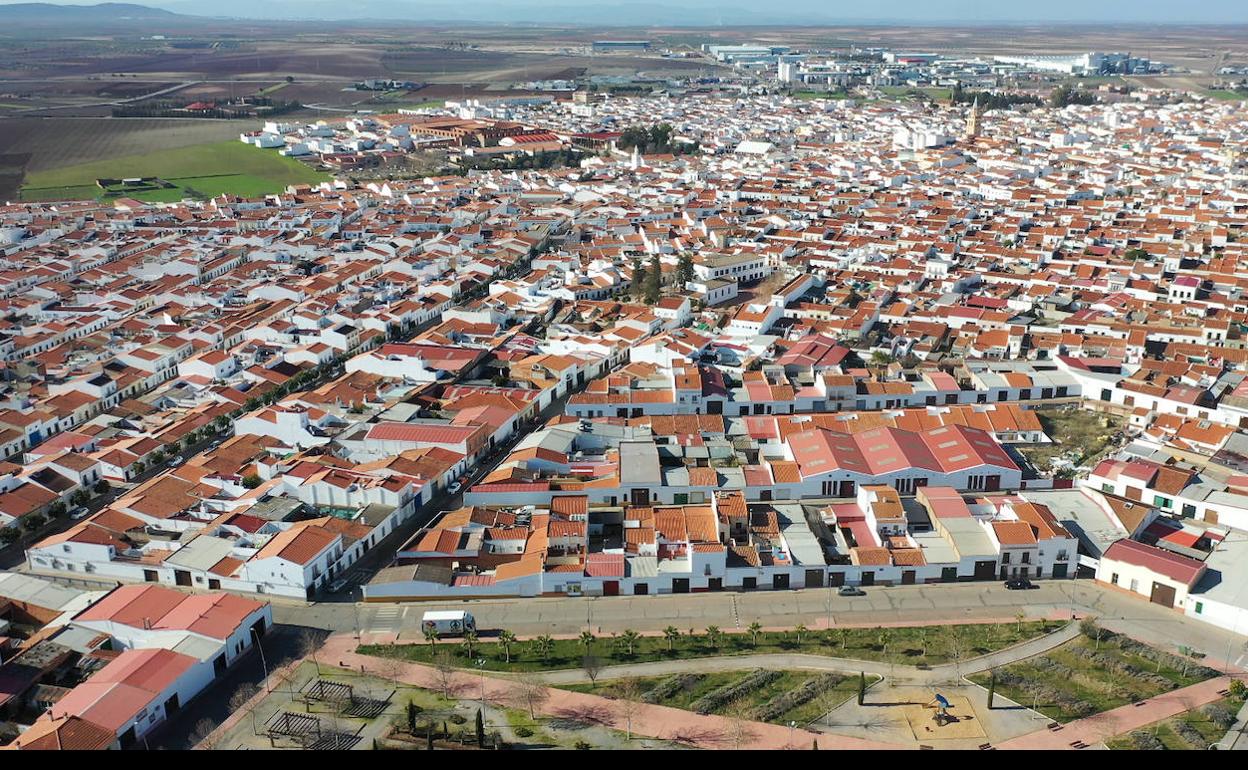Villafranca, desde el aire 