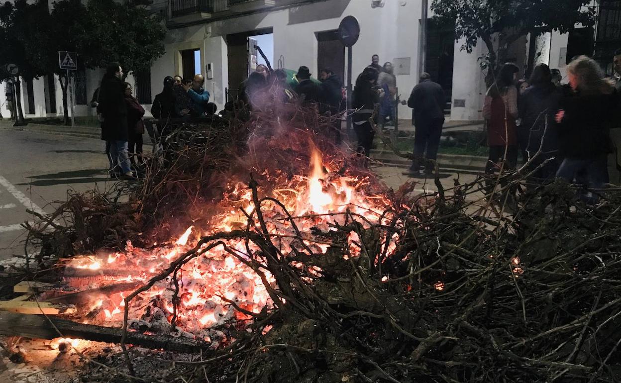 Una de las 80 candelas que se pudieron ver el año pasado en el Día de las Candelas 