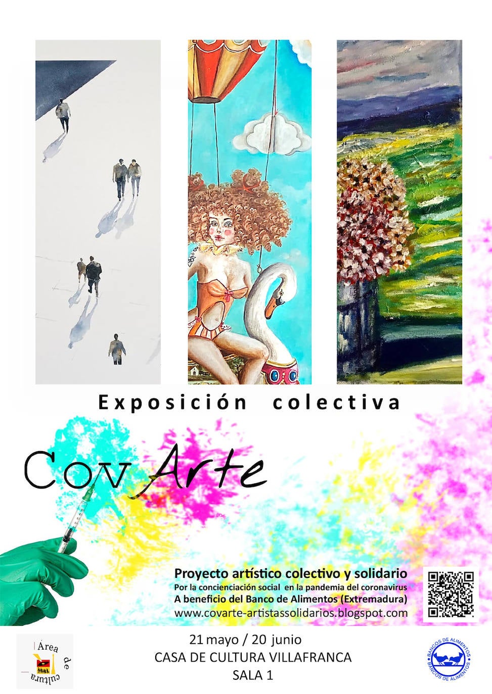 Exposición COV ARTE en la Casa de la Cultura de Villafranca