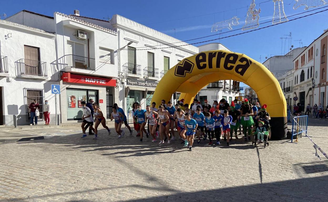 Comienzo de la carrera de 3 km de la San Silvestre 