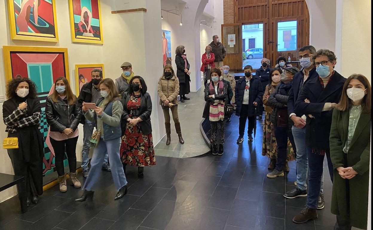 Galería de Arte María Nieves Martín en la presentación de «Sinestesia» 