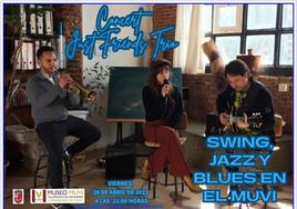 Concierto de swing, jazz y blues en el MUVI