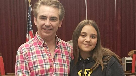 Alma Artigas, del colegio Ntra. Sra. del Carmen, ganadora en el V Concurso Nacional de Oratoria