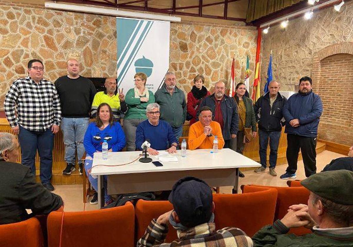 Foto de la presentación de la candidatura