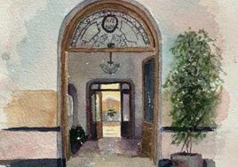 Portada de la revista, obra de Ana Claro Espárrago.