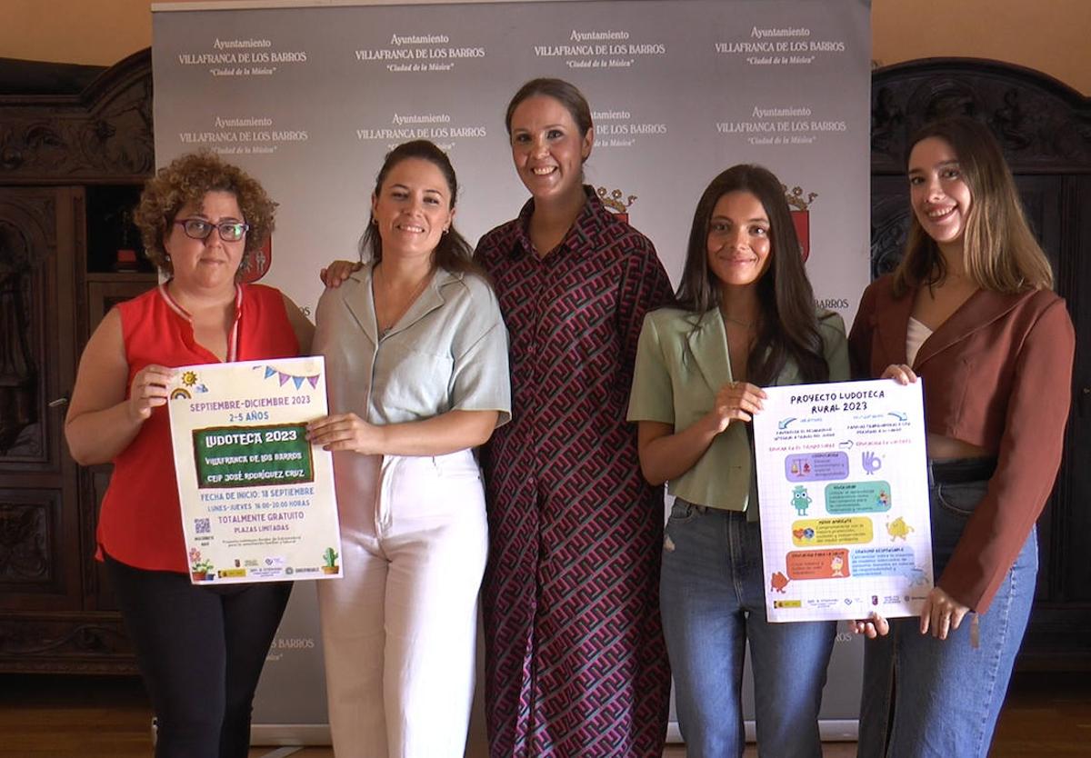 Presentación de la Ludoteca Rural en Villafranca.