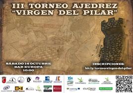 El 14 de octubre Villafranca acogerá el III Torneo de Ajedrez Virgen del Pilar