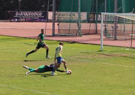 Una de las jugadas de la SP Villafranca.