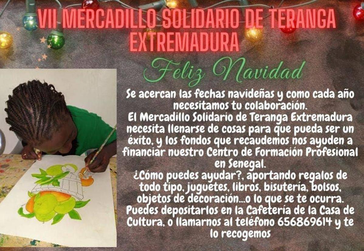 'Teranga Extremadura' prepara ya su mercadillo solidario de Navidad